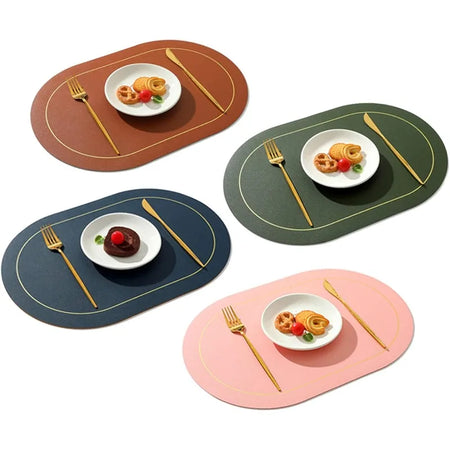 Conjunto americanos de couro 6 peças