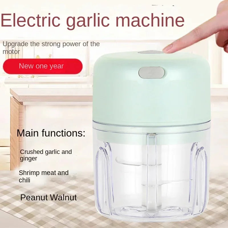 Picador de alho e vegetais elétrico