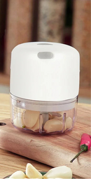 Picador de alho e vegetais elétrico