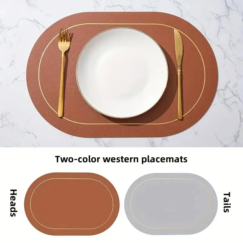 Conjunto americanos de couro 6 peças
